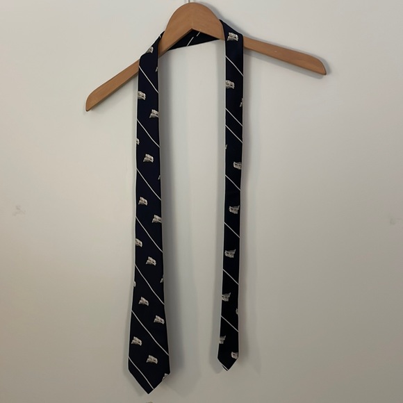 Penn State Shops On Campus Poly Silk Blend Nittany Lions Football Tie - Picture 4 of 14